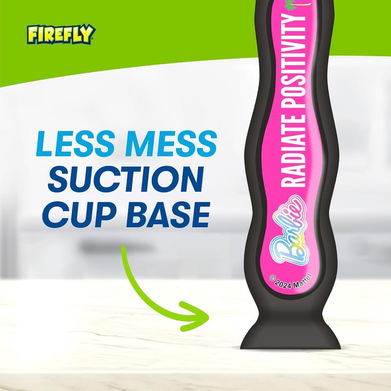Firefly Barbie Toothbrush Value Pack, Soft Bristle Toothbrush for Kids 3+, 3 Ct - Image 5
